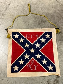 CIVIL WAR CONFEDERATE CSA 4TH KENTUCKY UCV FLAG