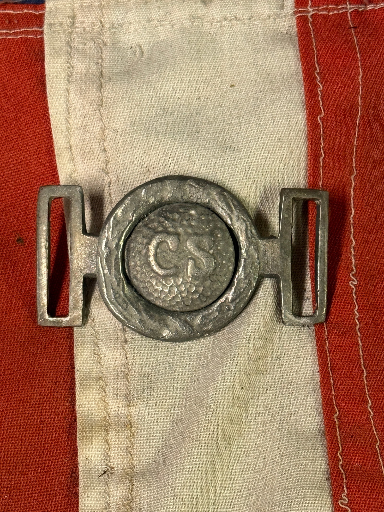 DATED 1862 CIVIL WAR C.S. 2-PIECE REBEL BELT PLATE BUCKLE: DATED 1862 CIVIL WAR C.S. 2-PIECE REBEL BELT PLATE BUCKLE. AN ULTRA RARE FIND THAT IS IN MINT OVERALL SHAPE AND CONDITION WITH A BEAUTIFUL OVERALL PATINA. SHOWS GOOD WEAR AND USE. PLEASE VIEW ALL DETA