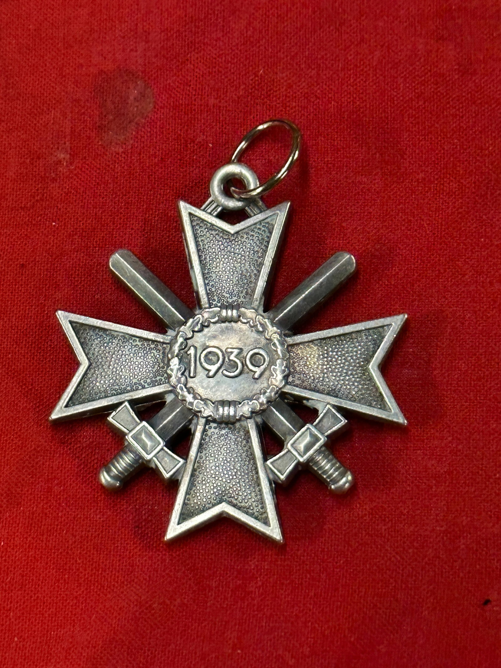 WW2 original German War Merit Cross 2nd Class: WW2 original German War Merit Cross 2nd Class. It is complete with original loop. Shows good wear and use with a beautiful overall patina. Please view all detailed pictures. A rare find.