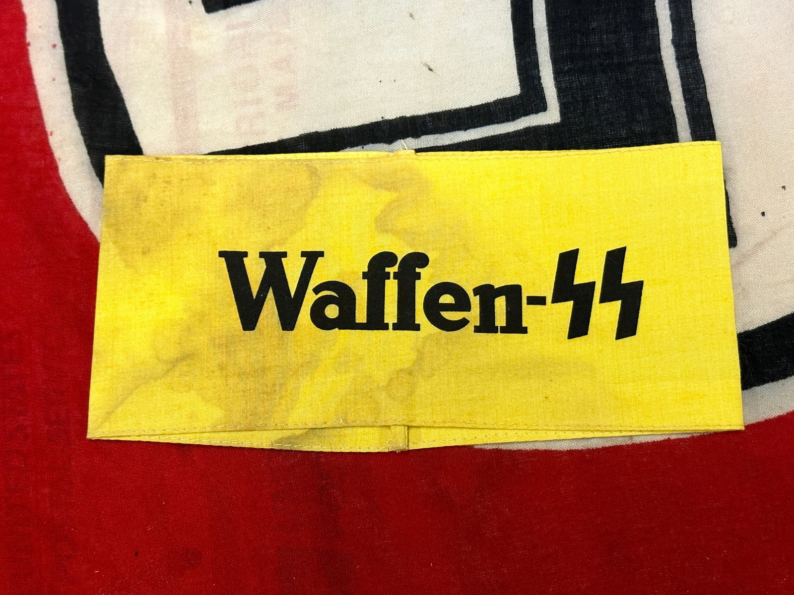 WWII Nazi German WAFFEN SS ARMBAND. (Ärmelbinde): WWII Nazi German WAFFEN SS ARMBAND. (Ärmelbinde). With the German invasion of the Soviet Union on June 22ND 1941 the German army and the Waffen-SS encountered large segments of the non-ethnic Russian