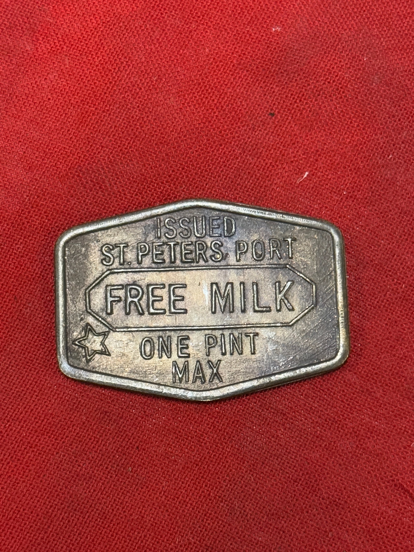 Guernsey Channel Issued St Peters Port Free Milk One Pint Max: Guernsey Channel Issued St Peters Port Free Milk One Pint Max