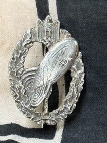 WWII GERMAN ARMY BALLOONIST BADGE BY RZM