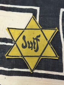 RARE WW2 JUIF STAR OF DAVID "JEWISH OF FRANCE" HOLOCAUST GHETTO