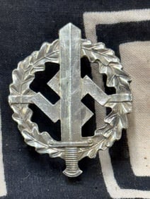 WWII German SA Sports Badge (Bronze Grade, Polished - Redo)
