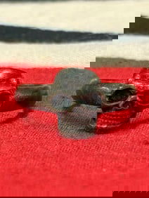 WELL WORN WW2 GERMAN TOTENKOPF SS OFFICER 800 SILVER RING WITH DEATH SKULL