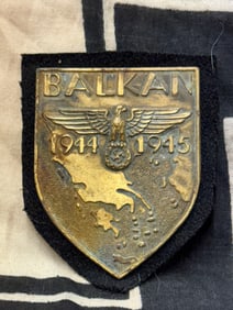 WW2 German Heer Balkan Sleeve Shield