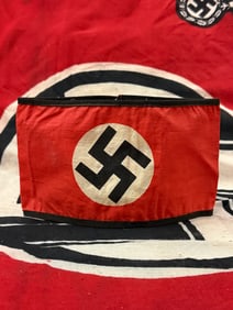 WW2 GERMAN TUNIC REMOVED WAFFEN-SS ARMBAND BY RZM