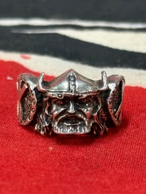 ID'D GALOXION 1941 WW2 GERMAN VIKING SS OFFICER 800 SILVER RING