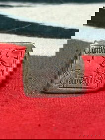 RARE WW2 GERMAN LUFTWAFFE PILOTS 850 SILVER RING
