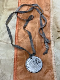 DATED 1861 MARKED 8TH VIRGINIA CONFEDERATE DOG TAG