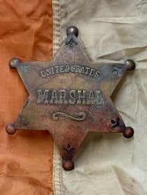 SCARCE 1800'S U.S. MARSHAL BADGE