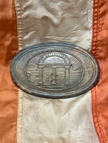 SCARCE CIVIL WAR CONFEDERATE CSA GEORIGIA REBEL OVAL BELT PLATE BUCKLE