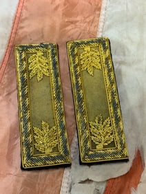 PAIR OF CIVIL WAR CAVALRY MAJOR OFFICER SHOULDER BOARDS STRAPS