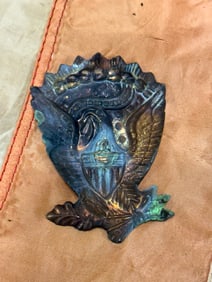 SCACE CIVIL WAR JEFF DAVIS HARDEE HAT SIDE EAGLE BADGE
