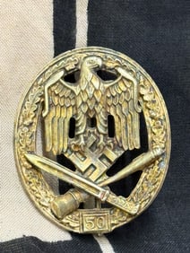 WW2 German Fine Quality 50 Infantry Assault Badge