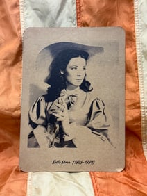 VINTAGE BELL STARR (1848 - 1889) POSTCARD