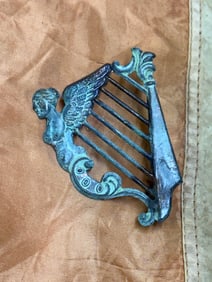 SCARCE CIVIL WAR NEW YORK IRISH BRIGADE TROOPS HEADGEAR BADGE INSIGNIA