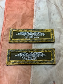 PAIR OF CIVIL WAR CAVALRY COLONEL MAJOR SHOULDER BOARDS STRAPS