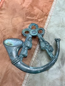 PRE CIVIL WAR MODEL 1830 INFANTRY HORN BADGE INSIGNIA
