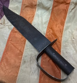 DATED 1861 CSA CIVIL WAR CONFEDERATE D-GUARD BOWIE KNIFE