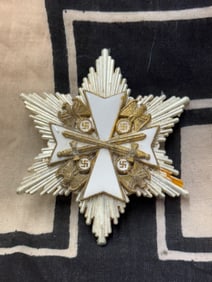 WW2 AN ORDER OF THE GERMAN EAGLE 2ND CLASS STAR WITH SERIAL NUMBER 90021