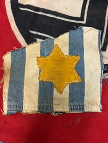 WW2 GERMAN STAR OF DAVID UNIFORM CUT OUT