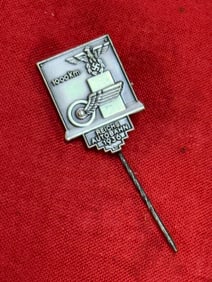 WW2 German Autobahn Construction 1000 KM Commemorative Stickpin
