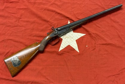 1893 WELLS FARGO EXPRESS STAGE COACH DOUBLE BARREL SHOTGUN