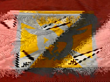 WW2 GERMAN PARACHUTE TROOPS LUFTWAFFE BANNER FLAG