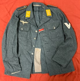 1943 Dated Luftwaffe Pilot Four Pocket Service Tunic – (Luftkreis-Kommando III)