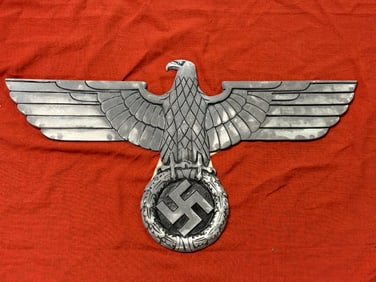 SCARCE 24 INCH WW2 GERMAN REICHSBAHN RAILWAY EAGLE