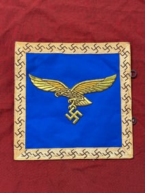 DOUBLE SIDED WW2 GERMAN LUFTWAFFE GENERAL CAR PENNANT