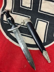 WW2 GERMAN WAFFEN SS HONOR DAGGER BY CARL EICKHORN SOLINGEN "MEINE EHRE HEIBT TREUE"