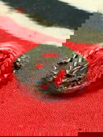 WW2 GERMAN LUFTWAFFE PARATROOPER 800 SILVER RING