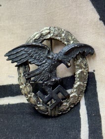 RARE WW2 GERMAN LUFTWAFFE OBSERVER BADGE
