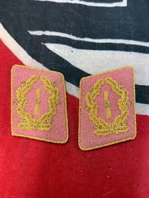 WW2 German Matching set for Fl. Chefingenieur/Generalingenieur in celleon and gold bullion