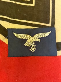 WW2 German EM Bevo Luftwaffe Breast Eagle