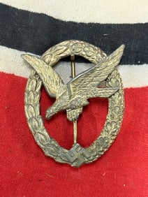 WWII GERMAN LUFTWAFFE AIR GUNNER BADGE