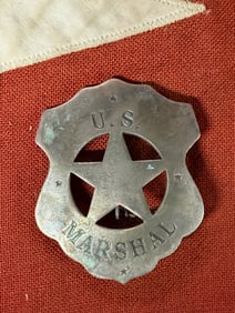 RARE 1800'S U.S. MARSHAL POLICE BADGE