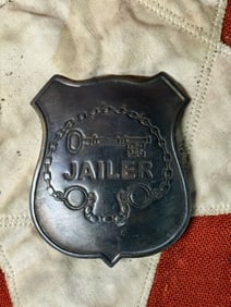 ANTIQUE 1800'S JAILER BADGE