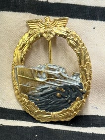 WW2 German First Pattern Kriegsmarine E-Boat Badge