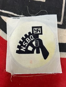WW2 German NSBO Sport Shirt Patch By Ges. Gesch.