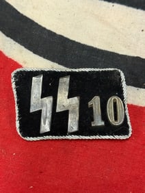 WW2 GERMAN WAFFEN SS 10TH DIVISION COLLAR TAB