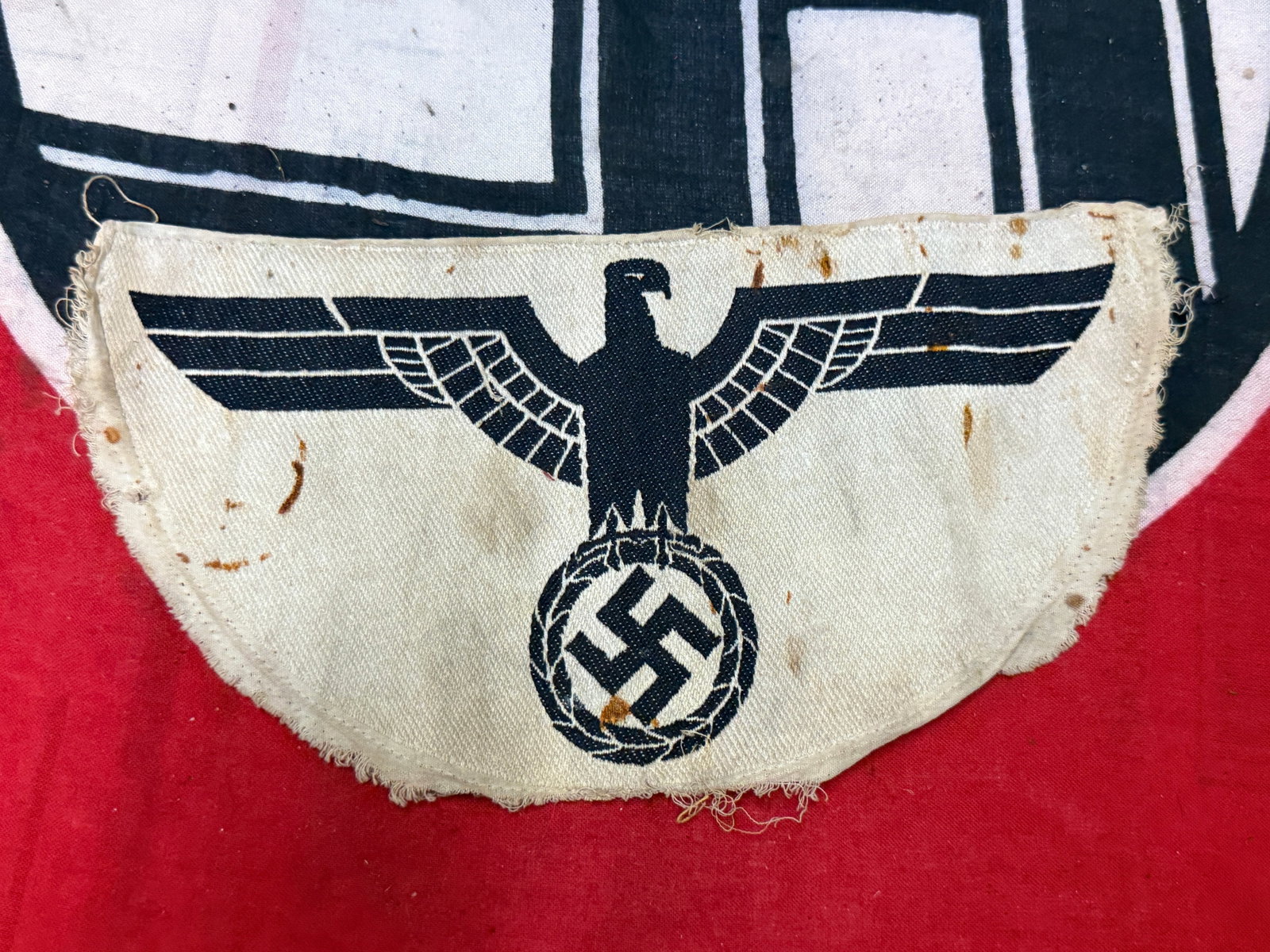 WWII German Army (Heer) LARGE SPORT SHIRT EAGLE: WWII German Army (Heer) LARGE SPORT SHIRT EAGLE. Physical fitness of its personnel was a prime concern of the German army and each new recruit was issued a specific sport uniform that consisted of a p