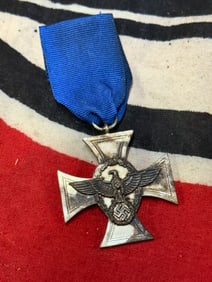 WWII German Police POLIZEI EIGHTEEN YEAR LONG SERVICE AWARD
