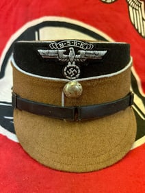 Rare German WWII NSKK Tuchmütze Service Kepi MARKED 1943 WITH MAKER MARKS