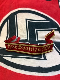 WW2 GERMAN 1936 SPANIEN CUFF TITLE