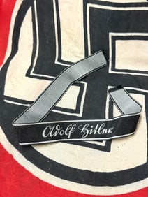 RARE WW2 GERMAN ADOLF HITLER CUFF TITLE
