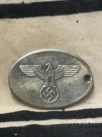 RARE WW2 GERMAN GEHEIME STAATSPOLIZEI POLICE ID BADGE #737