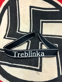 WW2 GERMAN WAFFEN SS TREBLINKA CUFF TITLE
